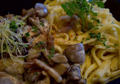 Cassolette poulet bio spaetzles